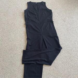 W by Worth Navy Belted Jumpsuit